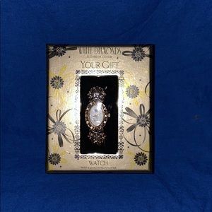 Elizabeth Taylor White Diamonds watch NEW IN BOX